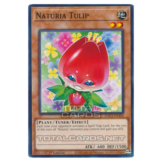 Yu-Gi-Oh! - Hidden Arsenal - Chapter 1 - Naturia Tulip (Common) HAC1-EN104