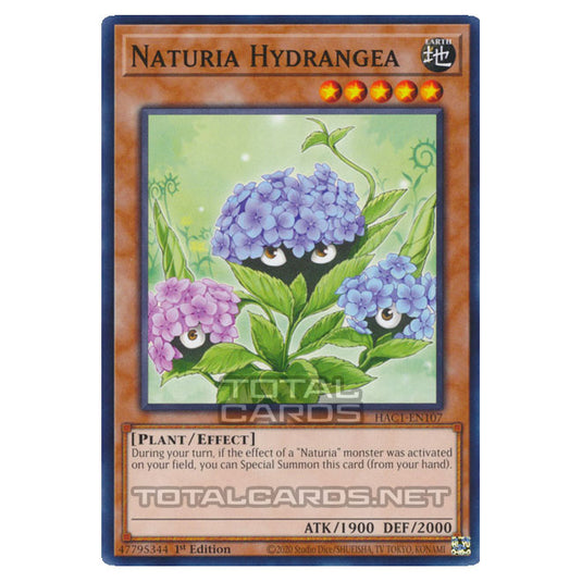 Yu-Gi-Oh! - Hidden Arsenal - Chapter 1 - Naturia Hydrangea (Common) HAC1-EN107