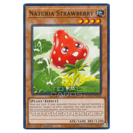 Yu-Gi-Oh! - Hidden Arsenal - Chapter 1 - Naturia Strawberry (Normal Parallel Rare) HAC1-EN110A