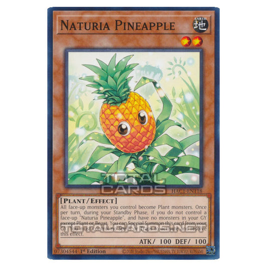 Yu-Gi-Oh! - Hidden Arsenal - Chapter 1 - Naturia Pineapple (Common) HAC1-EN118