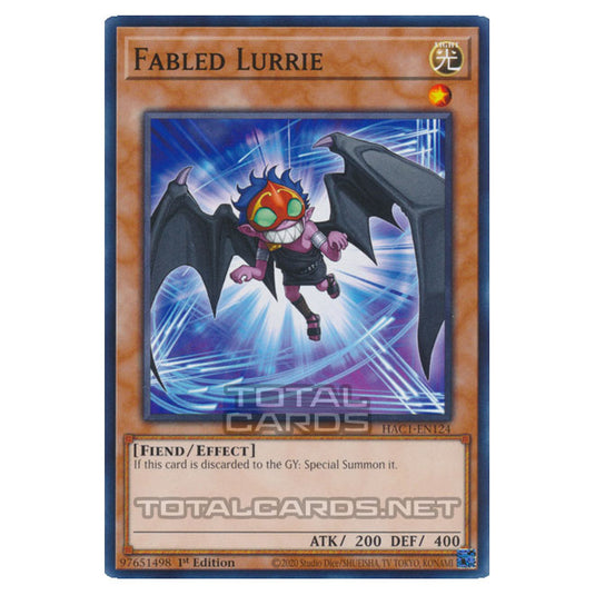 Yu-Gi-Oh! - Hidden Arsenal - Chapter 1 - Fabled Lurrie (Normal Parallel Rare) HAC1-EN124A