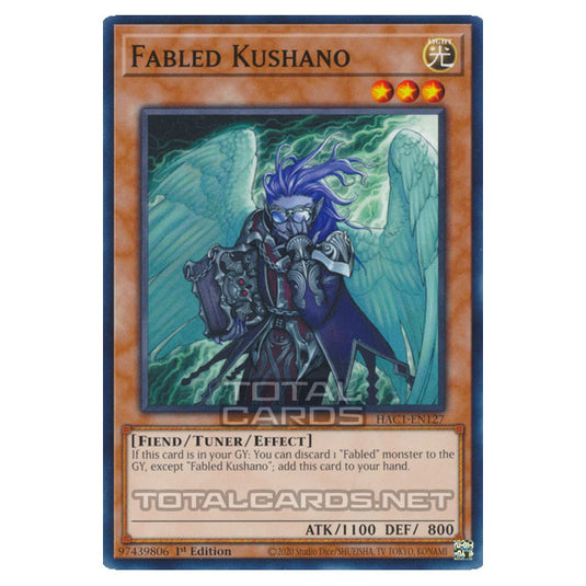 Yu-Gi-Oh! - Hidden Arsenal - Chapter 1 - Fabled Kushano (Normal Parallel Rare) HAC1-EN127A