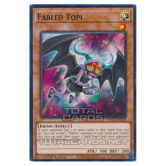 Yu-Gi-Oh! - Hidden Arsenal - Chapter 1 - Fabled Topi (Common) HAC1-EN130