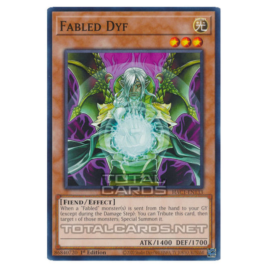 Yu-Gi-Oh! - Hidden Arsenal - Chapter 1 - Fabled Dyf (Normal Parallel Rare) HAC1-EN133A