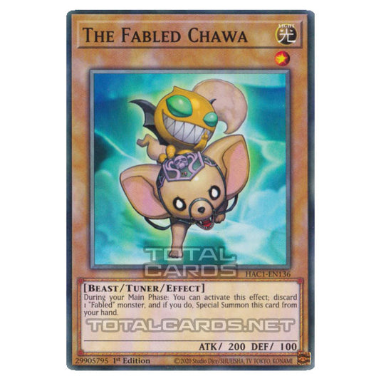 Yu-Gi-Oh! - Hidden Arsenal - Chapter 1 - The Fabled Chawa (Normal Parallel Rare) HAC1-EN136A