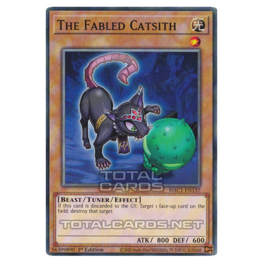 Yu-Gi-Oh! - Hidden Arsenal - Chapter 1 - The Fabled Catsith (Common) HAC1-EN137