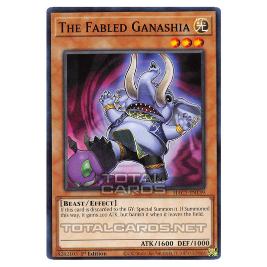 Yu-Gi-Oh! - Hidden Arsenal - Chapter 1 - The Fabled Ganashia (Common) HAC1-EN139