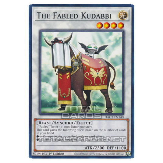 Yu-Gi-Oh! - Hidden Arsenal - Chapter 1 - The Fabled Kudabbi (Normal Parallel Rare) HAC1-EN148A