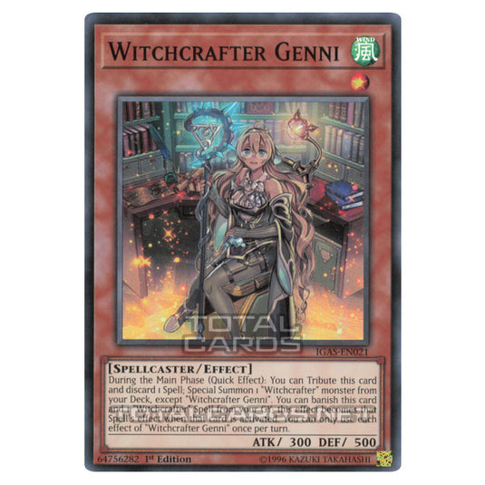 Yu-Gi-Oh! - Ignition Assault - Witchcrafter Genni (Super Rare) IGAS-EN021