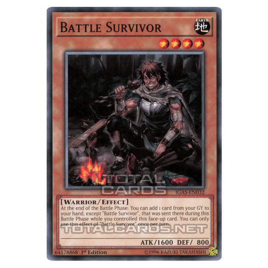 Yu-Gi-Oh! - Ignition Assault - Battle Survivor (Common) IGAS-EN032