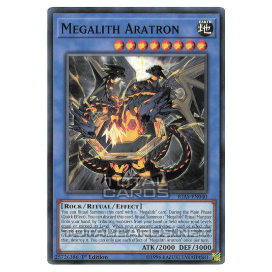 Yu-Gi-Oh! - Ignition Assault - Megalith Aratron (Super Rare) IGAS-EN040
