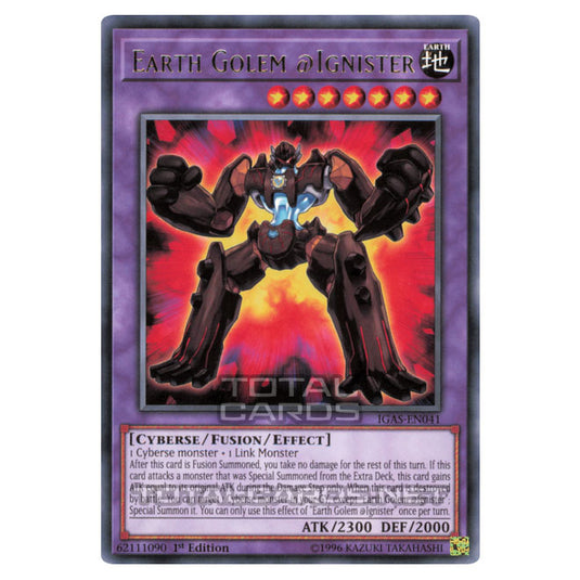 Yu-Gi-Oh! - Ignition Assault - Earth Golem @Ignister (Rare) IGAS-EN041