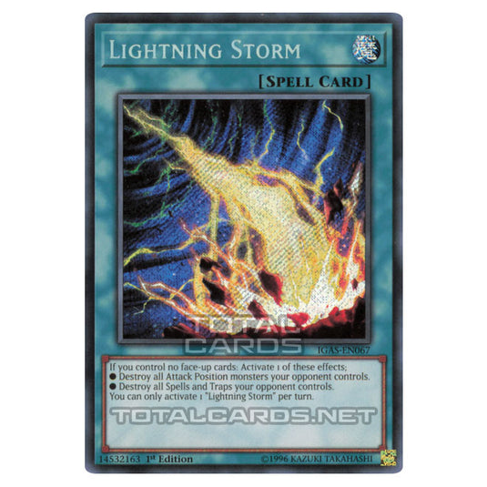 Yu-Gi-Oh! - Ignition Assault - Lightning Storm (Secret Rare) IGAS-EN067