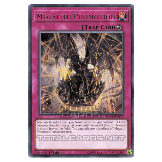 Yu-Gi-Oh! - Ignition Assault - Megalith Promotion (Rare) IGAS-EN071 Yu-Gi-Oh! - Ignition Assault - Megalith Promotion (Rare) IGAS-EN071