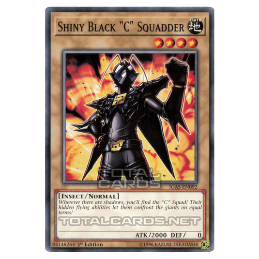 Yu-Gi-Oh! - Ignition Assault - Shiny Black C" Squadder" (Common) IGAS-EN092