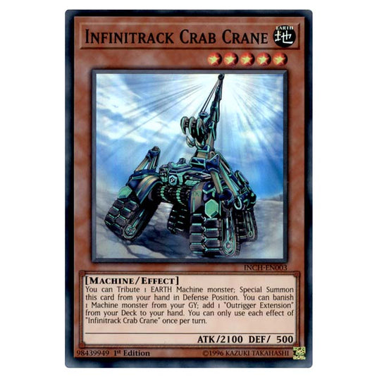 Yu-Gi-Oh! - Infinity Chasers - Infinitrack Crab Crane (Super Rare) INCH-EN003