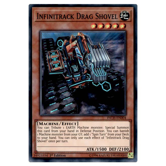 Yu-Gi-Oh! - Infinity Chasers - Infinitrack Drag Shovel (Super Rare) INCH-EN004