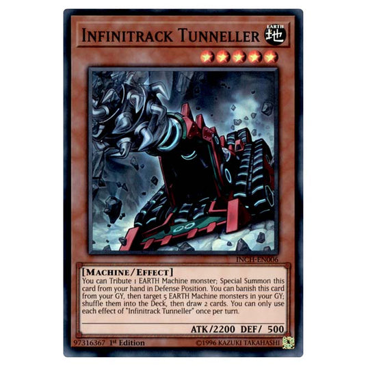 Yu-Gi-Oh! - Infinity Chasers - Infinitrack Tunneller (Super Rare) INCH-EN006