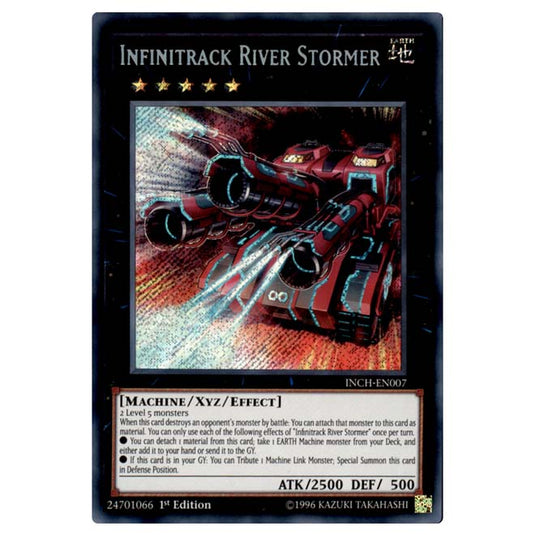 Yu-Gi-Oh! - Infinity Chasers - Infinitrack River Stormer (Secret Rare) INCH-EN007