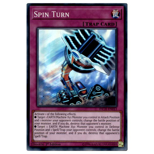 Yu-Gi-Oh! - Infinity Chasers - Spin Turn (Super Rare) INCH-EN013