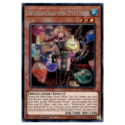Yu-Gi-Oh! - Infinity Chasers - Witchcrafter Pittore (Secret Rare) INCH-EN015