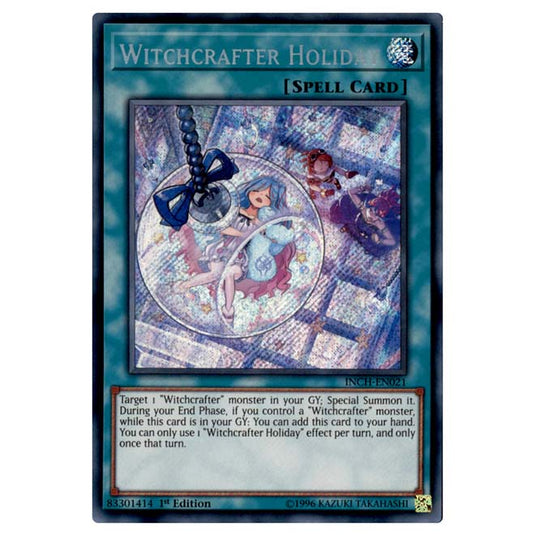 Yu-Gi-Oh! - Infinity Chasers - Witchcrafter Holiday (Secret Rare) INCH-EN021