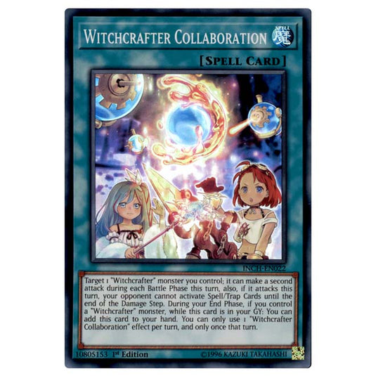 Yu-Gi-Oh! - Infinity Chasers - Witchcrafter Collaboration (Super Rare) INCH-EN022