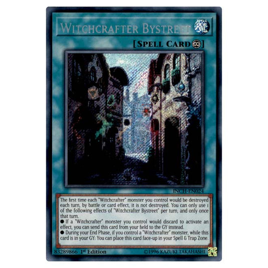 Yu-Gi-Oh! - Infinity Chasers - Witchcrafter Bystreet (Secret Rare) INCH-EN024