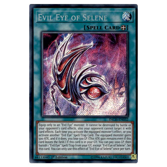Yu-Gi-Oh! - Infinity Chasers - Evil Eye of Selene (Secret Rare) INCH-EN032