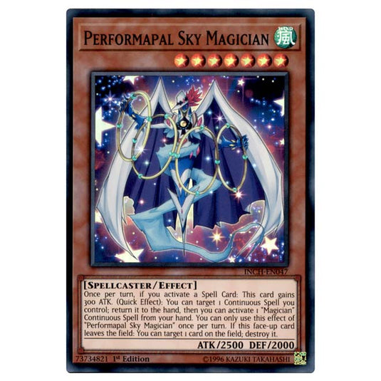 Yu-Gi-Oh! - Infinity Chasers - Performapal Sky Magician (Super Rare) INCH-EN047