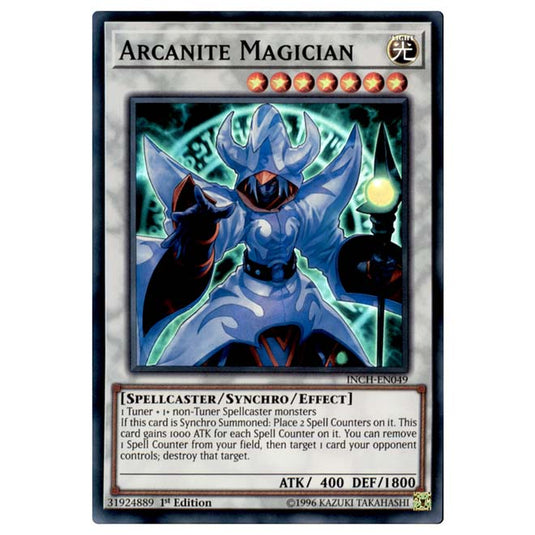 Yu-Gi-Oh! - Infinity Chasers - Arcanite Magician (Super Rare) INCH-EN049
