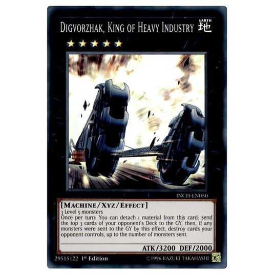 Yu-Gi-Oh! - Infinity Chasers - Digvorzhak, King of Heavy Industry (Super Rare) INCH-EN050