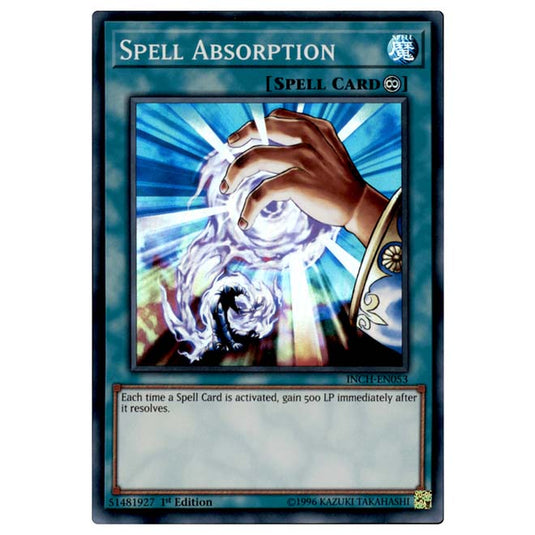 Yu-Gi-Oh! - Infinity Chasers - Spell Absorption (Super Rare) INCH-EN053