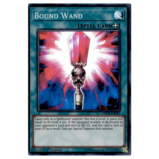 Yu-Gi-Oh! - Infinity Chasers - Bound Wand (Super Rare) INCH-EN055 Yu-Gi-Oh! - Infinity Chasers - Bound Wand (Super Rare) INCH-EN055