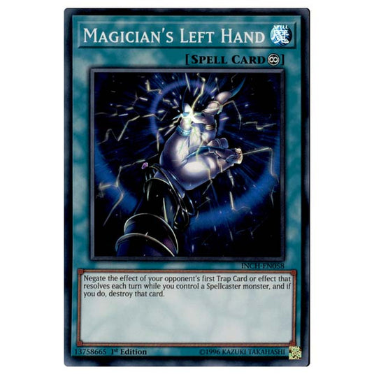 Yu-Gi-Oh! - Infinity Chasers - Magician's Left Hand (Super Rare) INCH-EN058
