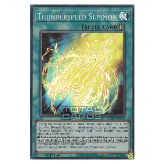 Yu-Gi-Oh! - King's Court - Thunderspeed Summon (Super Rare) KICO-EN006