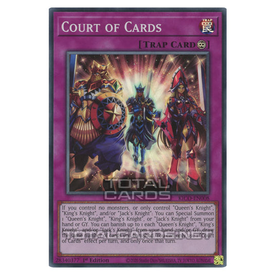 Yu-Gi-Oh! - King's Court - Court of Cards (Super Rare) KICO-EN008