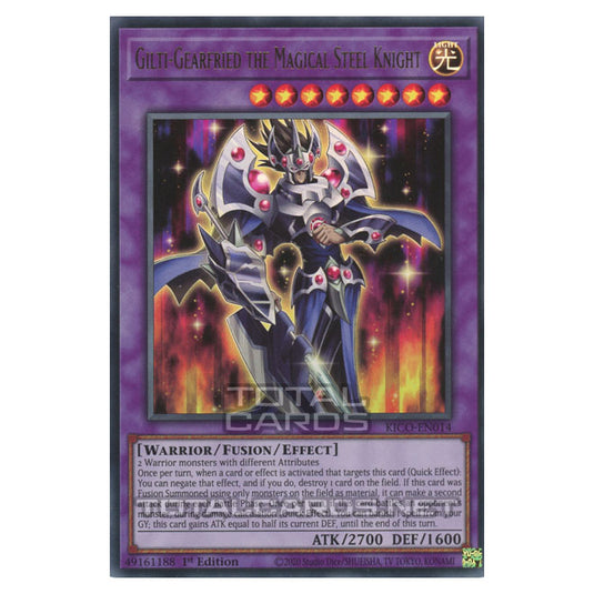 Yu-Gi-Oh! - King's Court - Gilti-Gearfried the Magical Steel Knight (Collector's Rare) KICO-EN014A