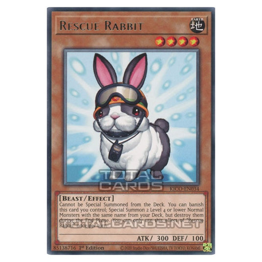 Yu-Gi-Oh! - King's Court - Rescue Rabbit (Rare) KICO-EN034