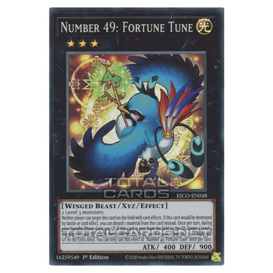 Yu-Gi-Oh! - King's Court - Number 49: Fortune Tune (Super Rare) KICO-EN048