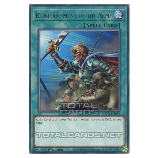 Yu-Gi-Oh! - King's Court - Reinforcement of the Army (Rare) KICO-EN051