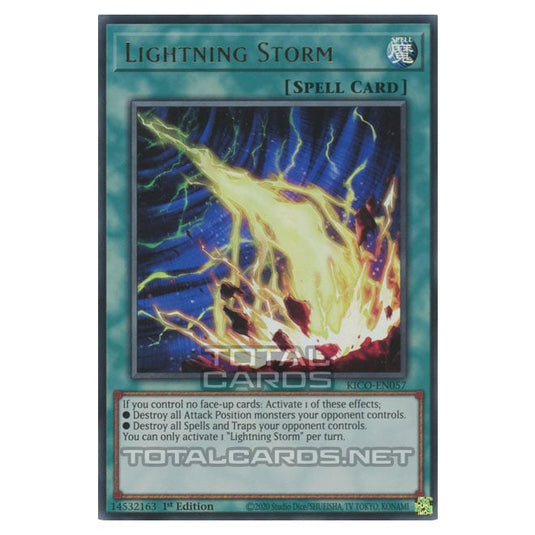Yu-Gi-Oh! - King's Court - Lightning Storm (Collector's Rare) KICO-EN057A