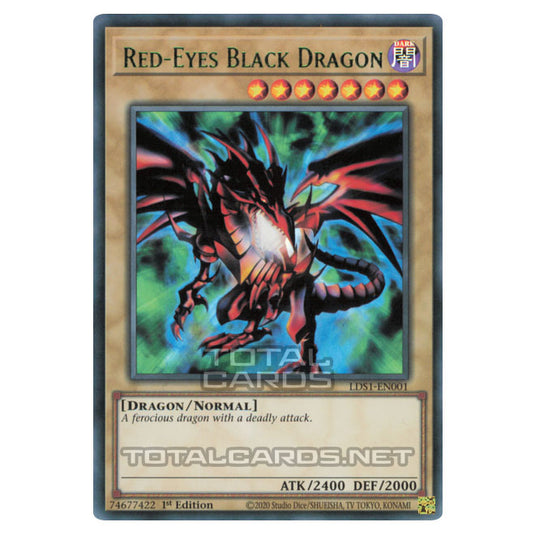 Yu-Gi-Oh! - Legendary Duelists - Season 1 - Red-Eyes Black Dragon (Ultra Rare) LDS1-EN001-Blue