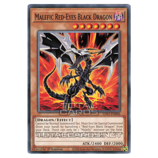 Yu-Gi-Oh! - Legendary Duelists - Season 1 - Malefic Red-Eyes Black Dragon (Common) LDS1-EN006