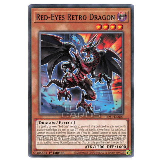 Yu-Gi-Oh! - Legendary Duelists - Season 1 - Red-Eyes Retro Dragon (Common) LDS1-EN009