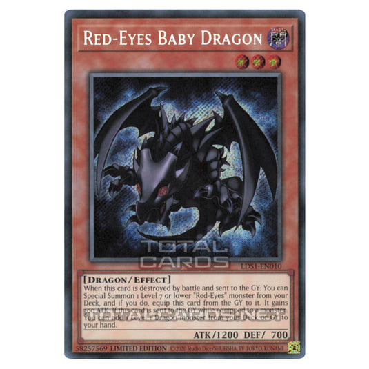 Yu-Gi-Oh! - Legendary Duelists - Season 1 - "Red-Eyes Baby Dragon" (Secret Rare) LDS1-EN010