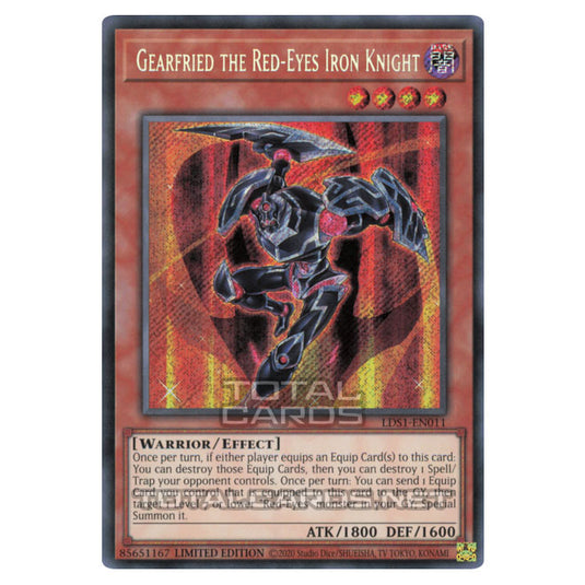 Yu-Gi-Oh! - Legendary Duelists - Season 1 - "Gearfried the Red-Eyes Iron Knight" (Secret Rare) LDS1-EN011