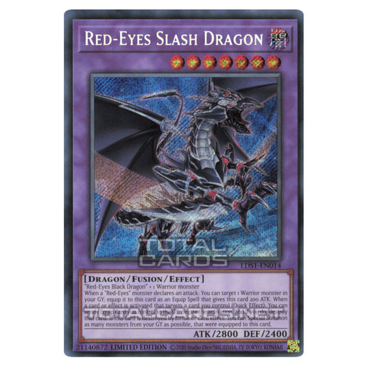 Yu-Gi-Oh! - Legendary Duelists - Season 1 - "Red-Eyes Slash Dragon" (Secret Rare) LDS1-EN014