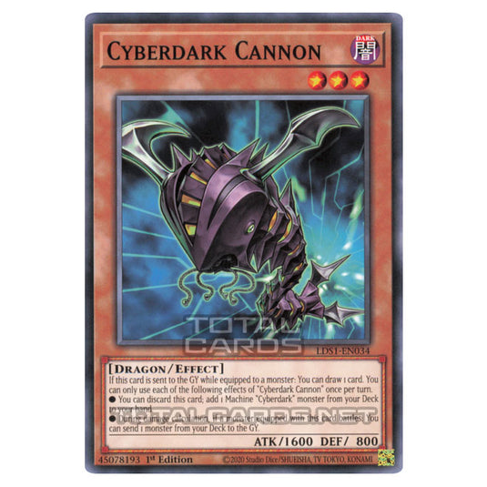 Yu-Gi-Oh! - Legendary Duelists - Season 1 - Cyberdark Cannon (Common) LDS1-EN034