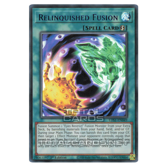 Yu-Gi-Oh! - Legendary Duelists - Season 1 - Relinquished Fusion (Ultra Rare) LDS1-EN049-Blue